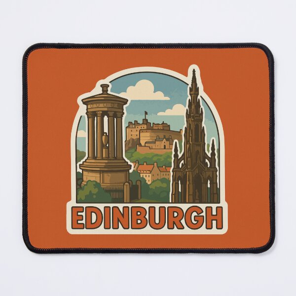 Item preview, Edinburgh Travel Souvenir Sticker designed and sold by rogue-design.