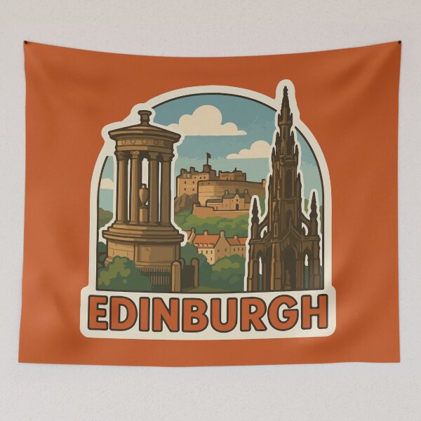 Item preview, Edinburgh Travel Souvenir Sticker designed and sold by rogue-design.