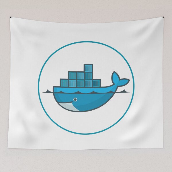 Item preview, Docker whale logo  designed and sold by Redstrawberry13.