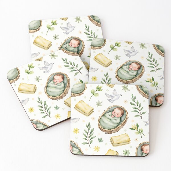 Item preview, Swaddled in Love – Cozy Baby Comfort Seamless Pattern designed and sold by TinyDreamWorld.