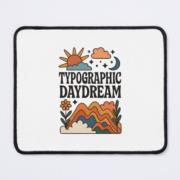 Item preview, Typographic Daydream designed and sold by inkNext.