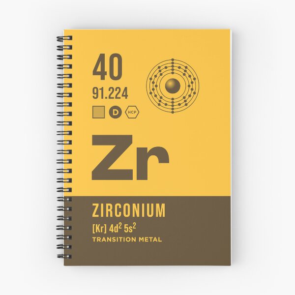Item preview, 40 Zirconium Periodic Table Element Dark designed and sold by VoodooCircus.