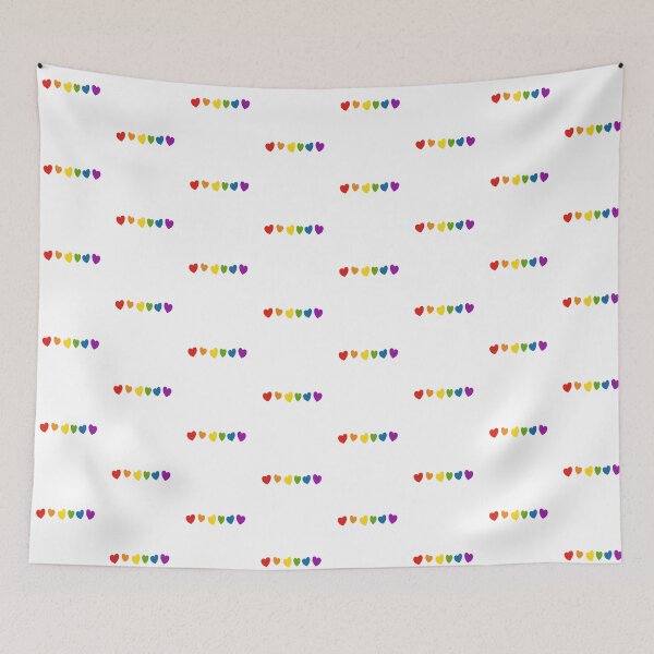 Item preview, Rainbow Hearts LGBTQ Pride Month designed and sold by Inspirationmotivation.