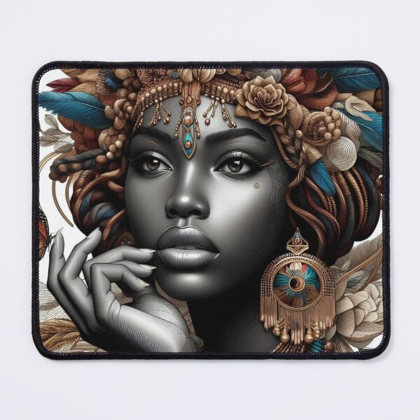 Item preview, An African Woman Adorned With Ornaments. designed and sold by PrintAfricanArt.