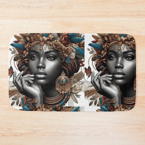 Item preview, An African Woman Adorned With Ornaments. designed and sold by PrintAfricanArt.