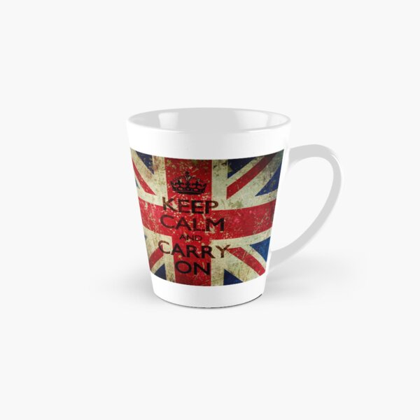Vista previa del artículo con la obra «Grunge mantener la calma y continuar Union Jack», diseñado y vendido por itsjensworld.