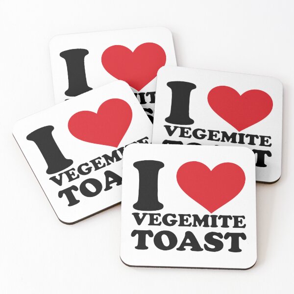 Item preview, I Love Vegemite Toast – Funny Aussie Breakfast Design designed and sold by EmeraldeaArt.