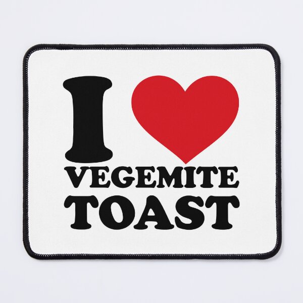 Item preview, I Love Vegemite Toast – Funny Aussie Breakfast Design designed and sold by EmeraldeaArt.