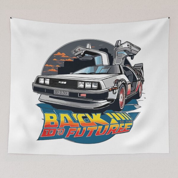 Item preview, Vintage Classic Car Delorean DMC-12 Design designed and sold by PrintCarClub.