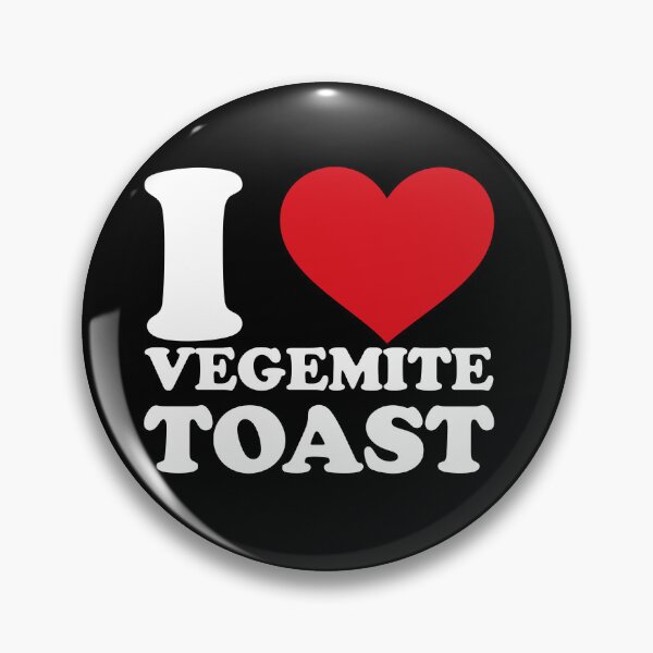 Item preview, I Love Vegemite Toast – Funny Aussie Breakfast white Design designed and sold by EmeraldeaArt.