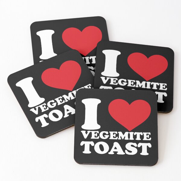 Item preview, I Love Vegemite Toast – Funny Aussie Breakfast white Design designed and sold by EmeraldeaArt.