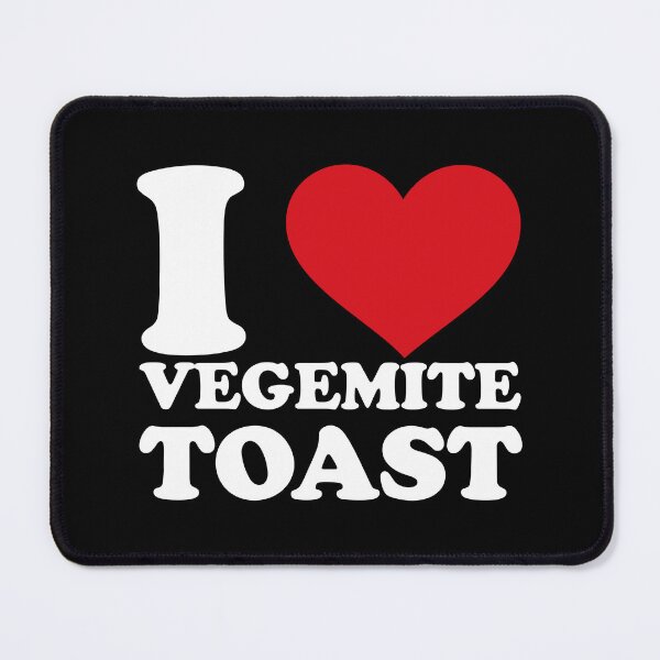 Item preview, I Love Vegemite Toast – Funny Aussie Breakfast white Design designed and sold by EmeraldeaArt.