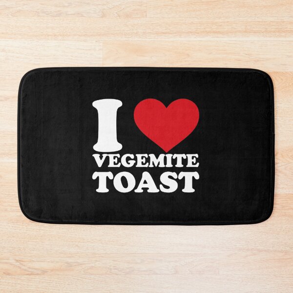 Item preview, I Love Vegemite Toast – Funny Aussie Breakfast white Design designed and sold by EmeraldeaArt.
