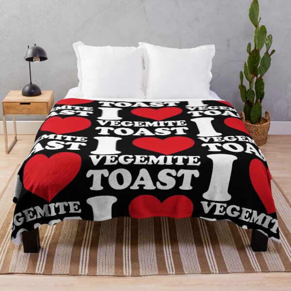 Item preview, I Love Vegemite Toast – Funny Aussie Breakfast white Design designed and sold by EmeraldeaArt.