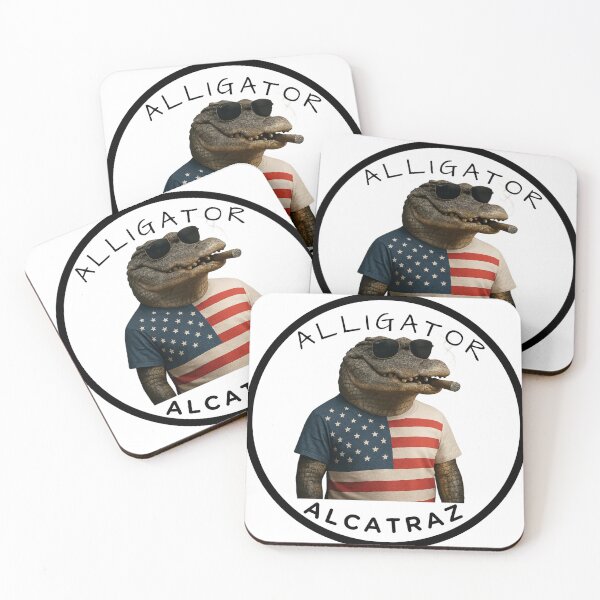 Item preview, Alligator Alcatraz Reptile Tee for Animal & USA lovers alike! designed and sold by FunFunkyGifts.