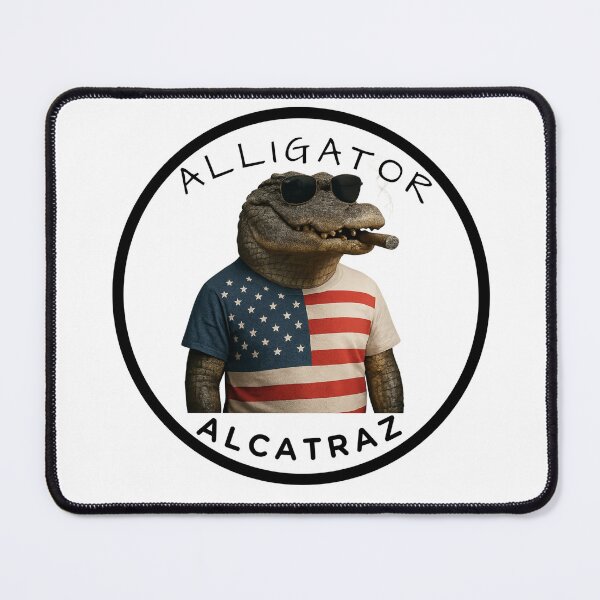 Item preview, Alligator Alcatraz Reptile Tee for Animal & USA lovers alike! designed and sold by FunFunkyGifts.