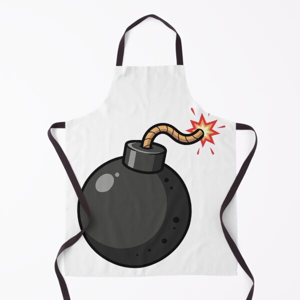 Item preview, Cartoon-Style Bomb with Lit Fuse designed and sold by AFernandesDSG.