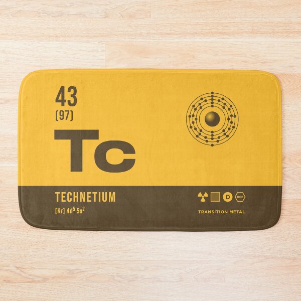 Item preview, 43 Technetium Periodic Table Element Dark designed and sold by VoodooCircus.