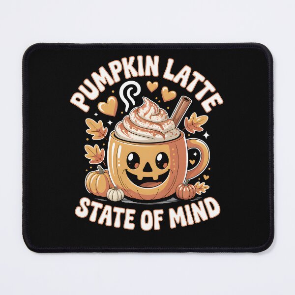 Item preview, Pumpkin Latte State of Mind – Cute Fall Coffee Art designed and sold by LaLi-Designs.