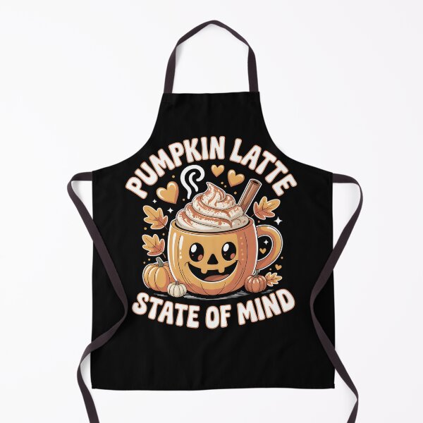 Item preview, Pumpkin Latte State of Mind – Cute Fall Coffee Art designed and sold by LaLi-Designs.