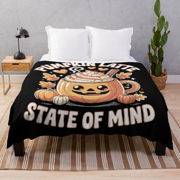 Item preview, Pumpkin Latte State of Mind – Cute Fall Coffee Art designed and sold by LaLi-Designs.