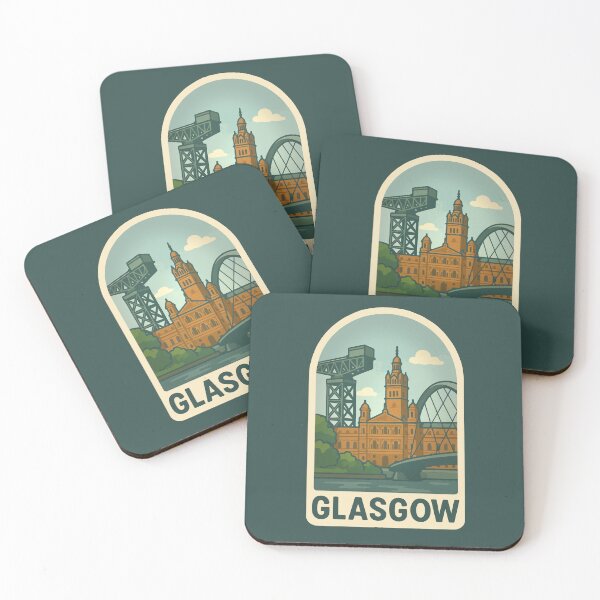 Item preview, Glasgow Travel Souvenir Sticker designed and sold by rogue-design.