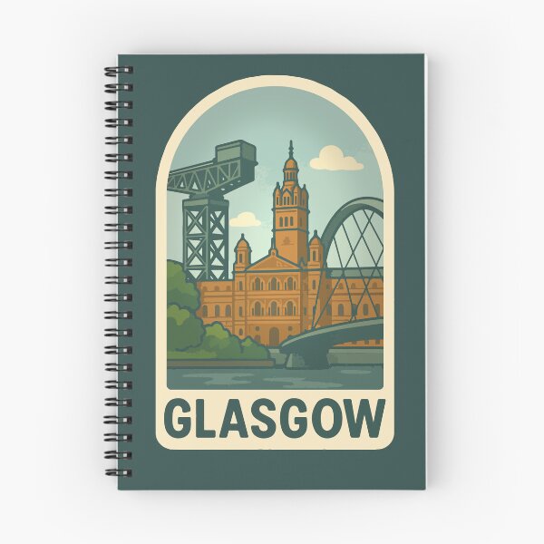 Item preview, Pegatina de recuerdo de viaje de Glasgow designed and sold by rogue-design.