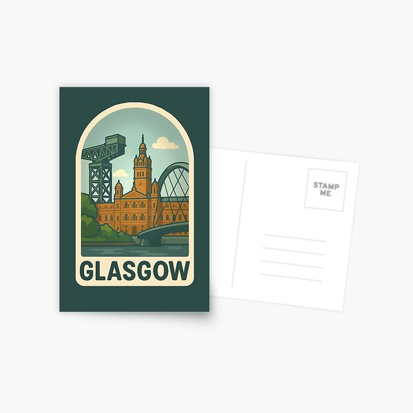 Item preview, Glasgow Travel Souvenir Sticker designed and sold by rogue-design.