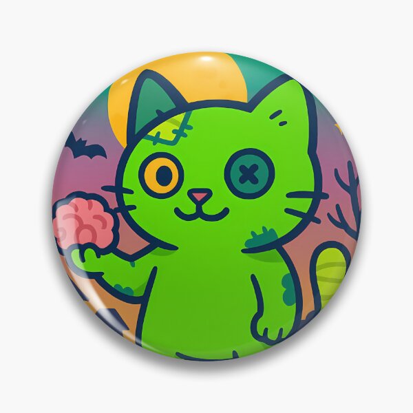 Item preview, Cute Zombie Cat  designed and sold by GlitchBaby.