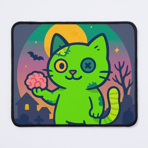 Item preview, Cute Zombie Cat designed and sold by GlitchBaby.