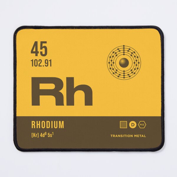 Item preview, 45 Rhodium Periodic Table Element Dark designed and sold by VoodooCircus.