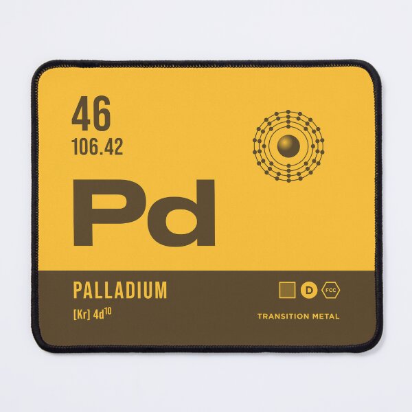 Item preview, 46 Palladium Periodic Table Element Dark designed and sold by VoodooCircus.
