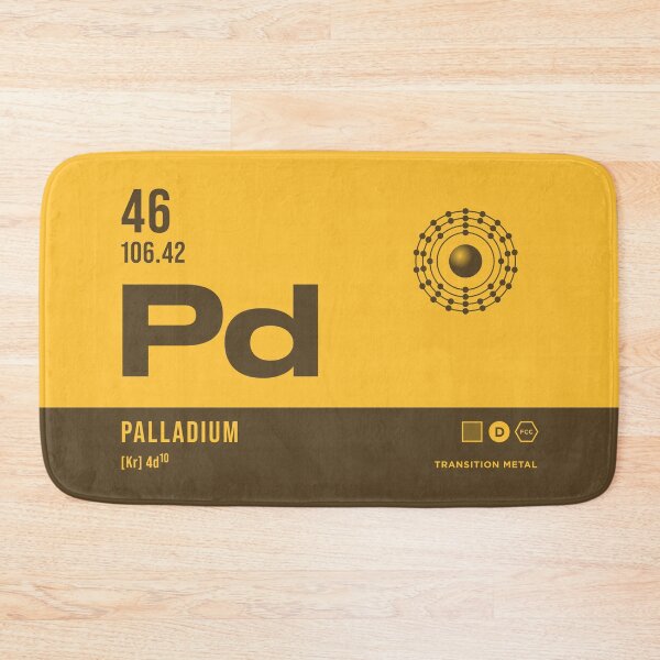 Item preview, 46 Palladium Periodic Table Element Dark designed and sold by VoodooCircus.