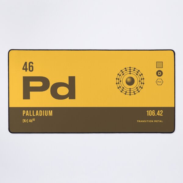 Item preview, 46 Palladium Periodic Table Element Dark designed and sold by VoodooCircus.