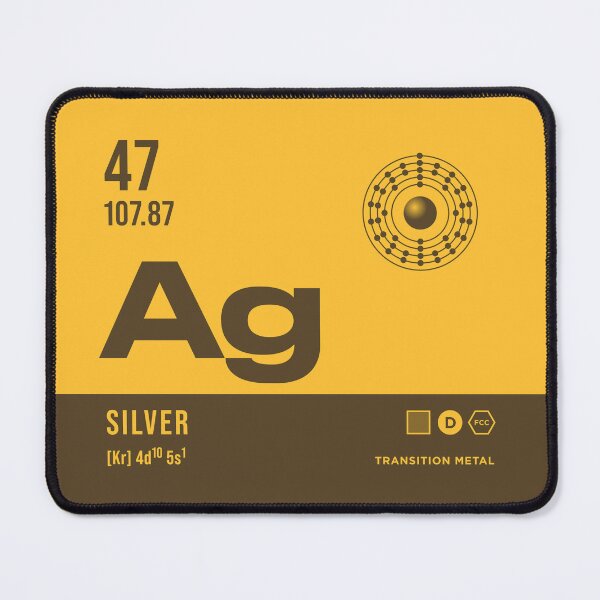 Item preview, 47 Silver Periodic Table Element Dark designed and sold by VoodooCircus.