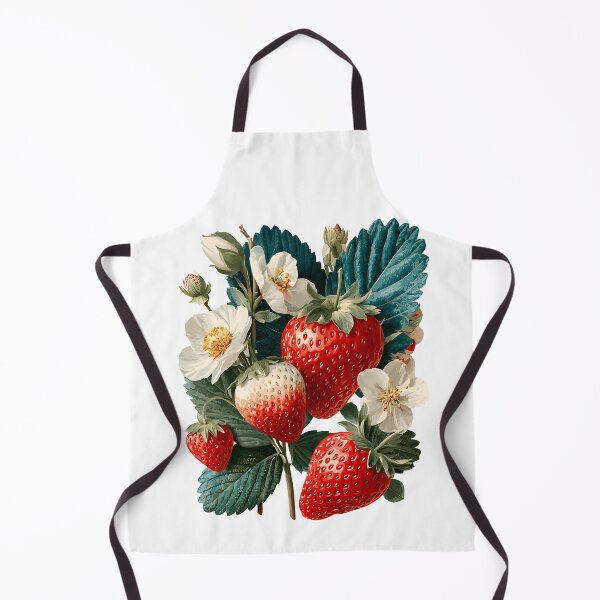 Item preview, Strawberries Summer Flower Nature Lover Floral Botanical designed and sold by SecretDicer.