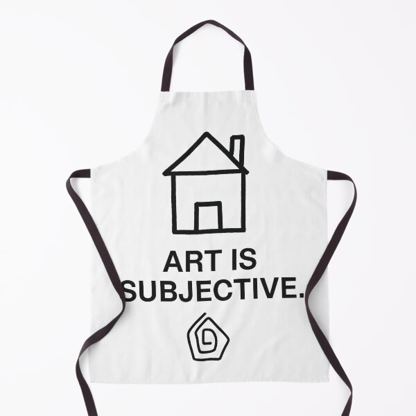 Item preview, “Art Is Subjective” – Funny Doodle Design with Hand-Drawn House designed and sold by Domci.