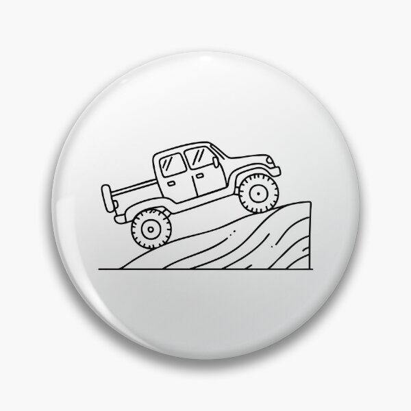 Item preview, A 4x4 truck climbing a steep off road hill designed and sold by rasagamastore.