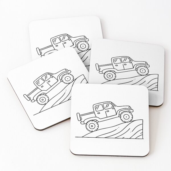 Item preview, A 4x4 truck climbing a steep off road hill designed and sold by rasagamastore.
