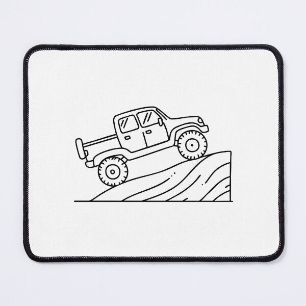 Item preview, A 4x4 truck climbing a steep off road hill designed and sold by rasagamastore.
