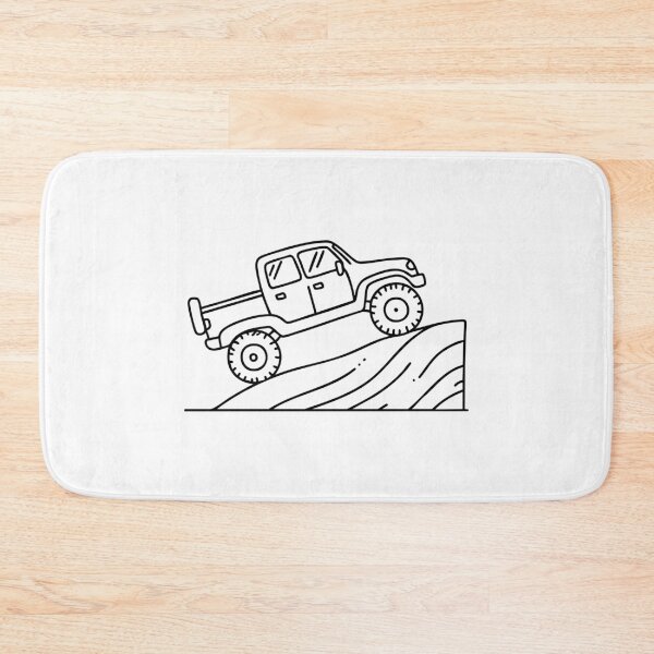 Item preview, A 4x4 truck climbing a steep off road hill designed and sold by rasagamastore.