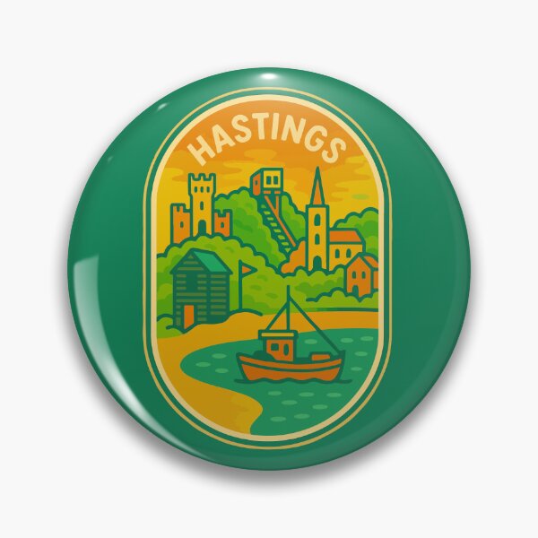 Item preview, Hastings Travel Souvenir Sticker designed and sold by rogue-design.