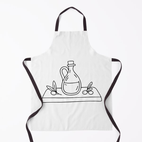 Item preview, A glass bottle filled with olive oil on a kitchen counter designed and sold by rasagamastore.