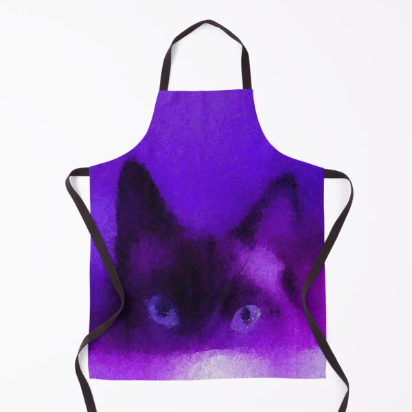 Item preview, Playful Purple Cat Sitting Calmly designed and sold by tee4shirt.