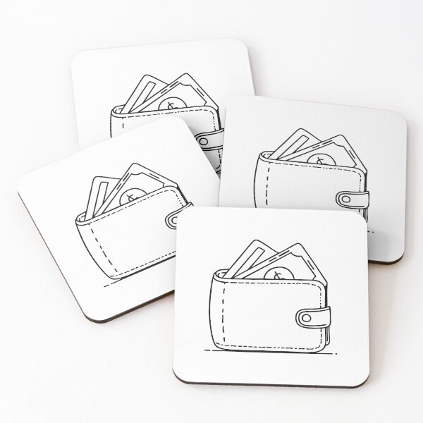 Item preview, An open wallet revealing cash and cards inside designed and sold by rasagamastore.
