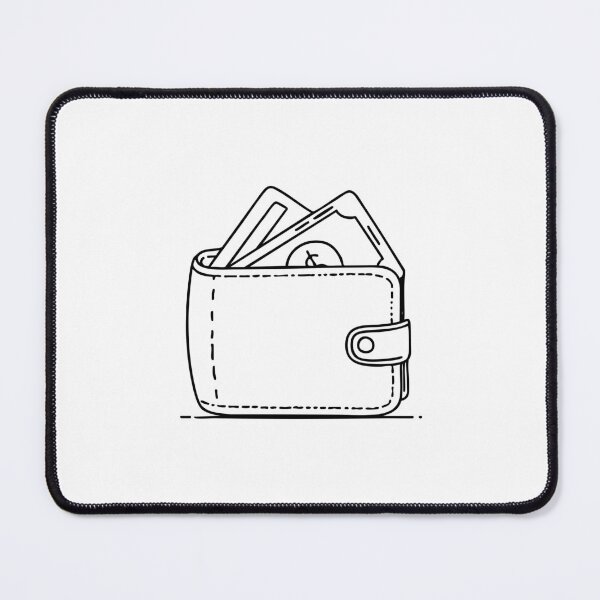 Item preview, An open wallet revealing cash and cards inside designed and sold by rasagamastore.
