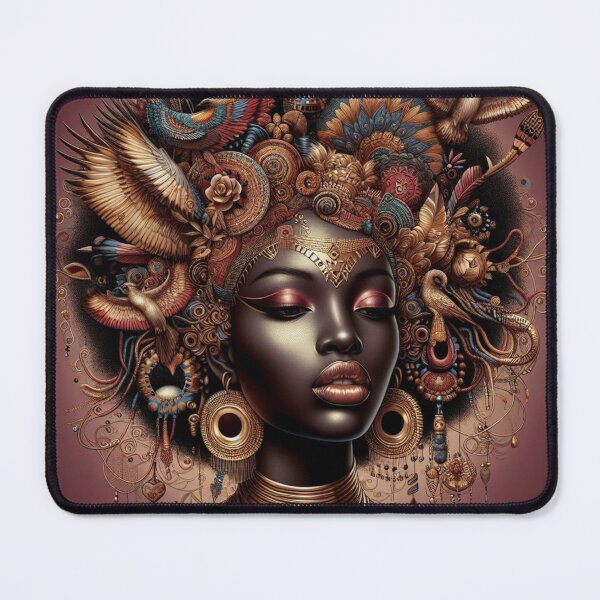 Item preview, African Brown Skin Girl designed and sold by PrintAfricanArt.