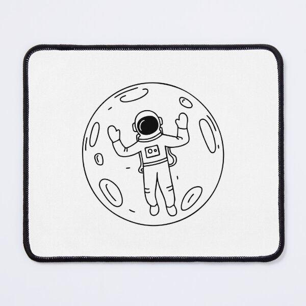Item preview, An astronaut floating weightlessly in low planet orbit designed and sold by rasagamastore.