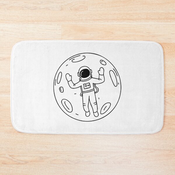Item preview, An astronaut floating weightlessly in low planet orbit designed and sold by rasagamastore.