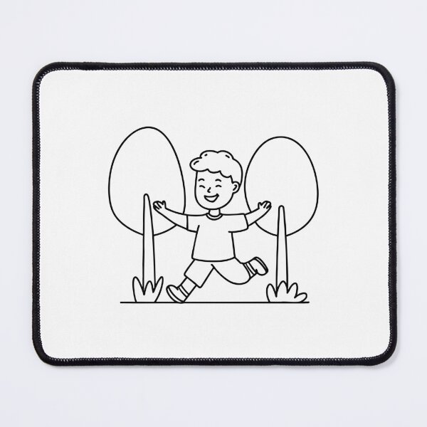 Item preview, A child running through an orchard, arms outstretched designed and sold by rasagamastore.